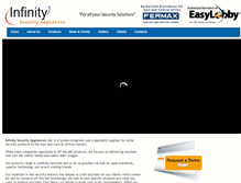 Tablet Screenshot of infinitysecurityapp.com